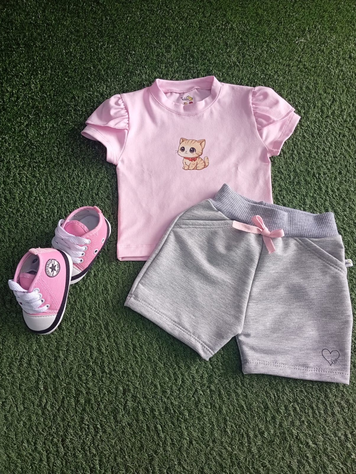 Conjunto Gatito Rosa - imagen 1