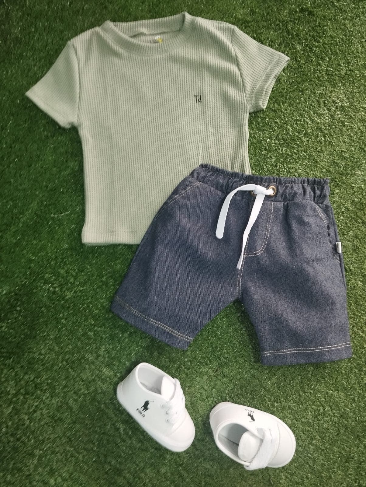 Conjunto Camiseta Beige Canale - imagen 1