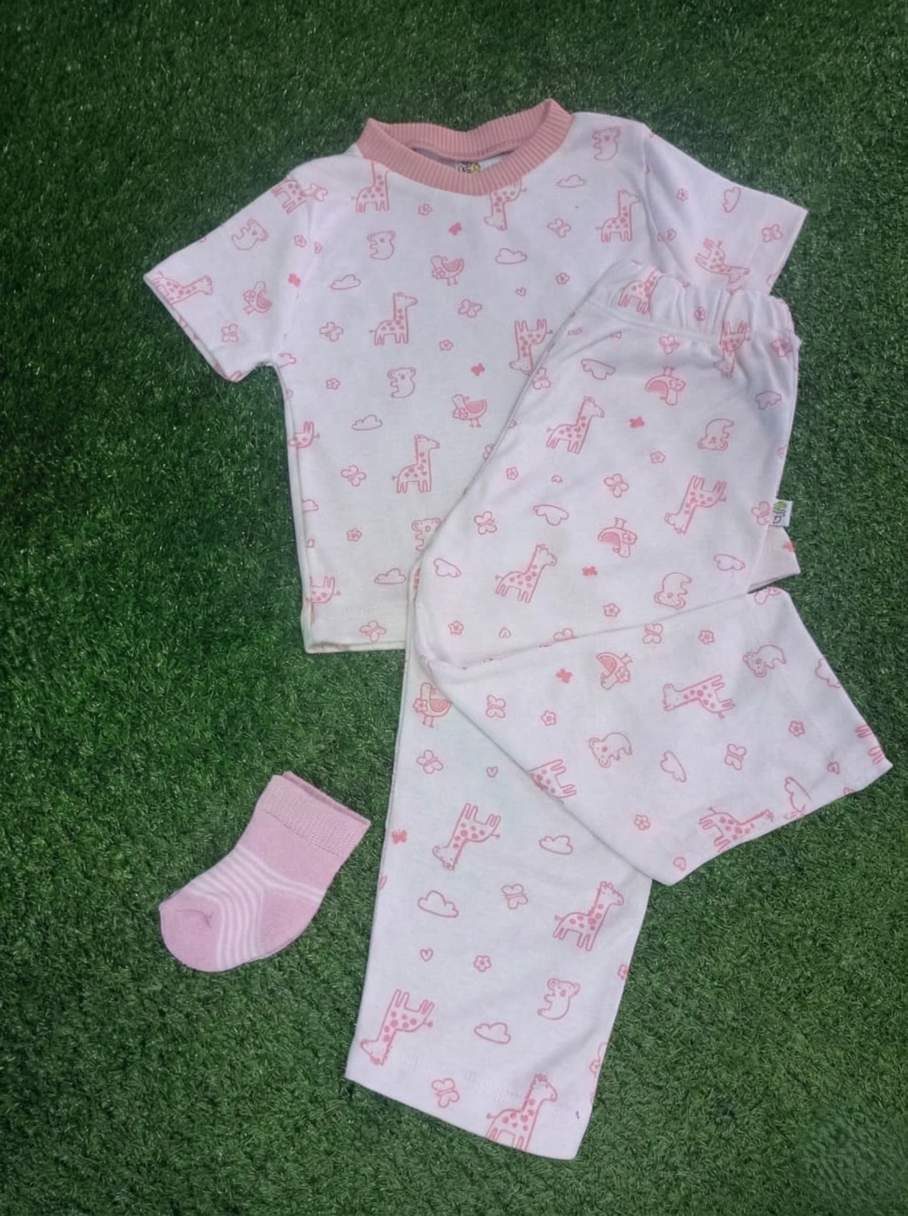 Pijama Jirafas Rosa - imagen 1